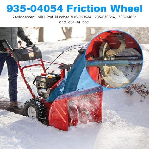 935-04054A Friction Wheel For MTD Snow Blower Friction Wheel Rubber