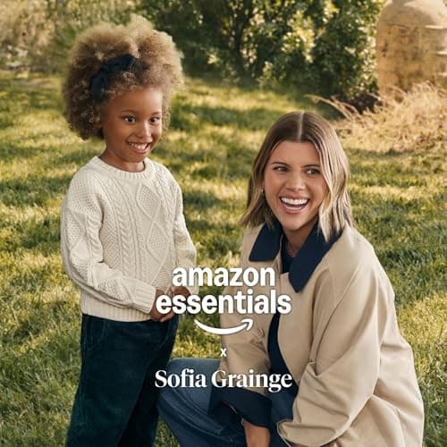 Amazon Essentials x Sofia Grainge Unisex Babies' Hooded Bath Towel, Pack of 2, Dove Grey/White, One Size — view 5