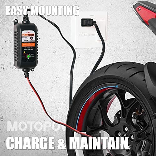 MOTOPOWER MP00205A 12V 800mA Fully Automatic Battery Charger/Maintainer — view 4