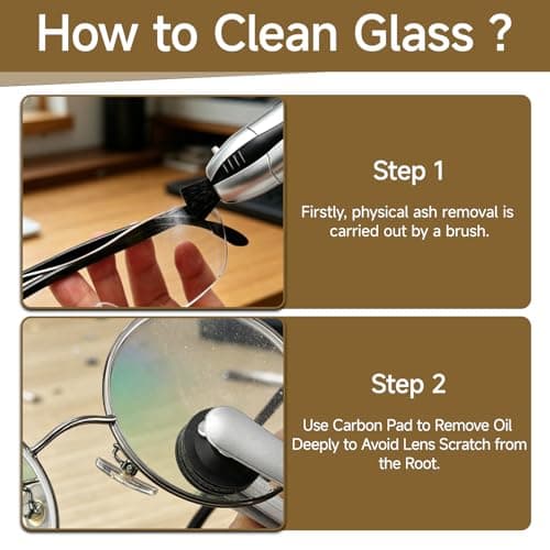 2 PCS Eyeglasses Lens Cleaners, Portable Spectacle Cleaning Kit — view 3