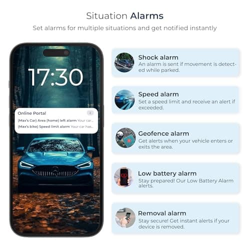 SALIND GPS magnetic, up to 70 Days Battery - GPS Tracker for every Vehicle, 4G LTE Car GPS Tracker with strong built-in Magnet for easy Fixation on all Surfaces, Robust & Splash Proof Tracking Device — view 5