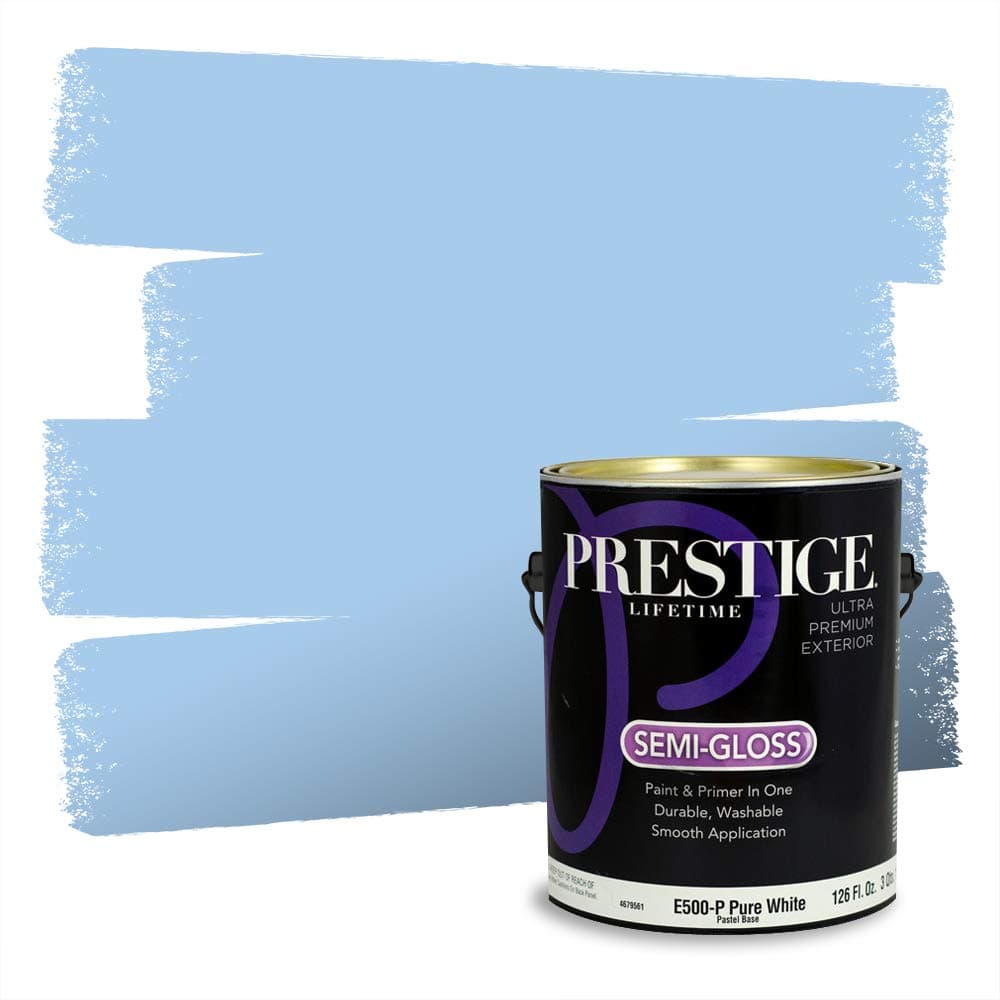 PRESTIGE Paints Interior Paint and Primer In One, 1-Gallon, Semi-Gloss, Comparable Match of Valspar* Dewdrop* — view 1443