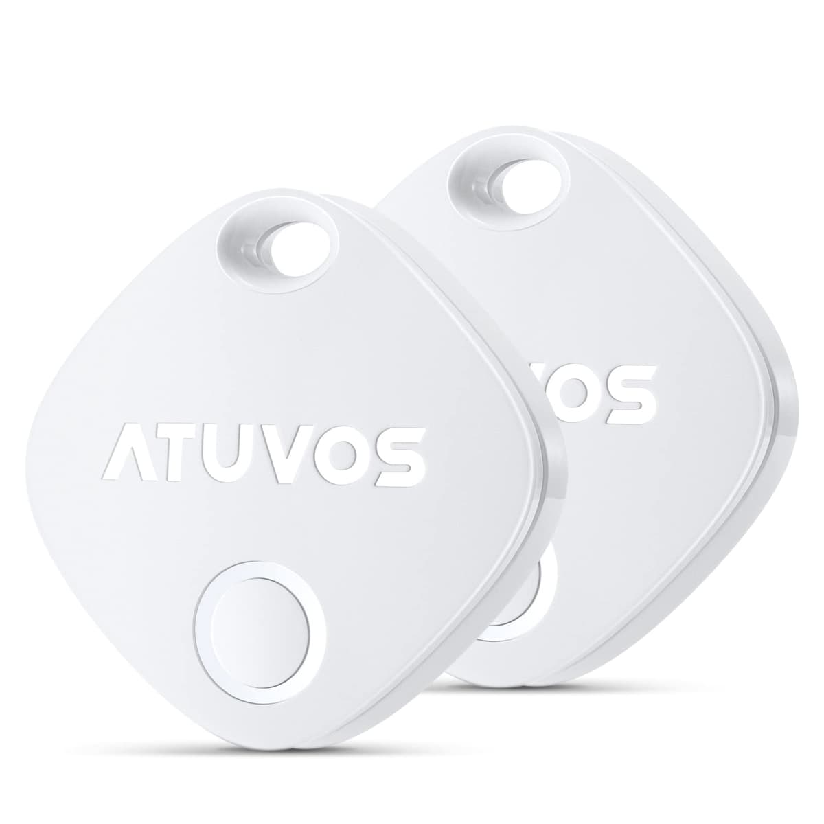 ATUVOS Air Tags - 4 Pack,Tracker Bluetooth Item Finder, Compatible with Apple Find My (iOS Only), Replaceable Battery, IP67 Waterproof, for Keys, Luggages, Suitcases, Bags, Black — view 10