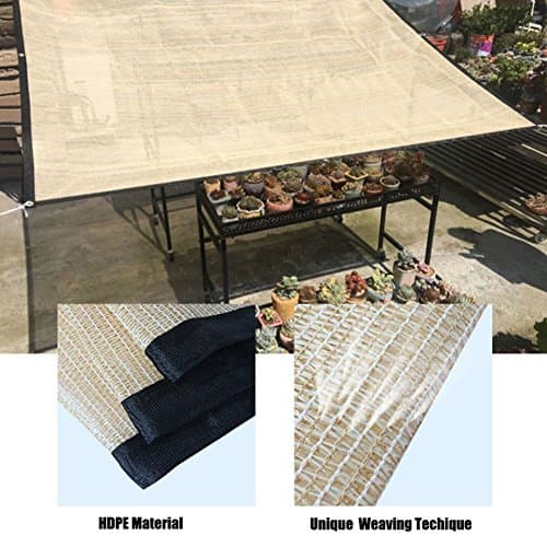 Liveinu Privacy Fence Screen Windscreen for Balcony Porch Verandah Deck Terrace Patio Backyard Railing Balcony Privacy Screen Cover for UV Protection 2.8'x13' ft Yellow — view 3