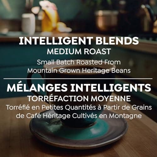 Intelligent Blends Medium Dark Roast Coffee Pods, 100 ct, Single Serve Pods – 100% Arabica Coffee, Compatible with Keurig K Cups Maker — view 2
