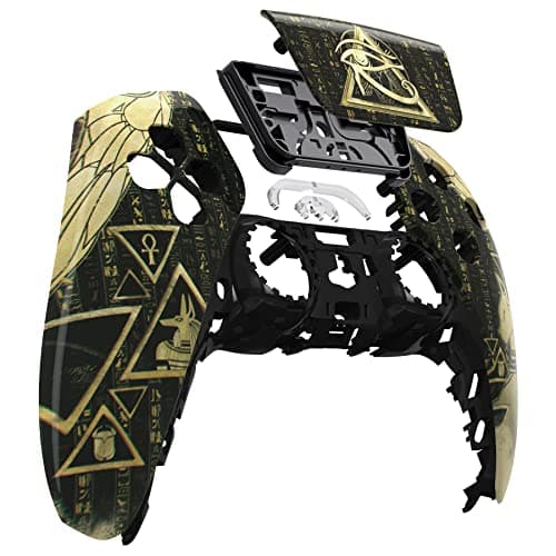 eXtremeRate Eye of Providence Pyramid Touchpad Front Shell Compatible with ps5 Controller BDM-010 020 030 040 050, DIY Replacement Shell Custom Touch Pad Cover Compatible with ps5 Controller — view 2
