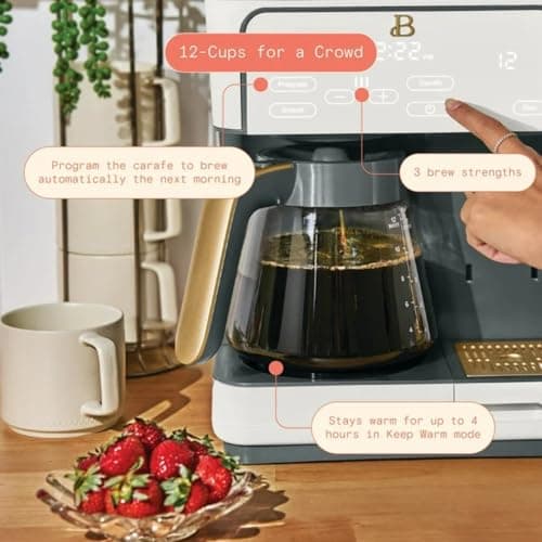 Programmable 12-Cup & Single-Serve Multi-Brew Coffee Maker, Digital Controls, Large Capacity, Easy to Use — view 2