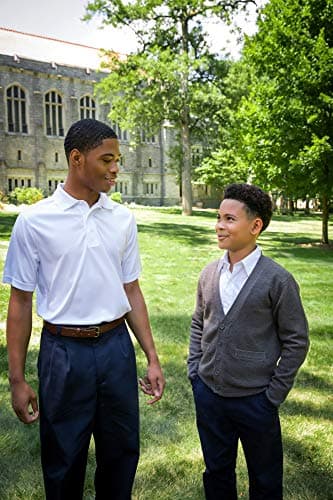French Toast Boys' Expandable Collar Button Down Dress Shirt with Long Sleeves, White, 12 — view 8