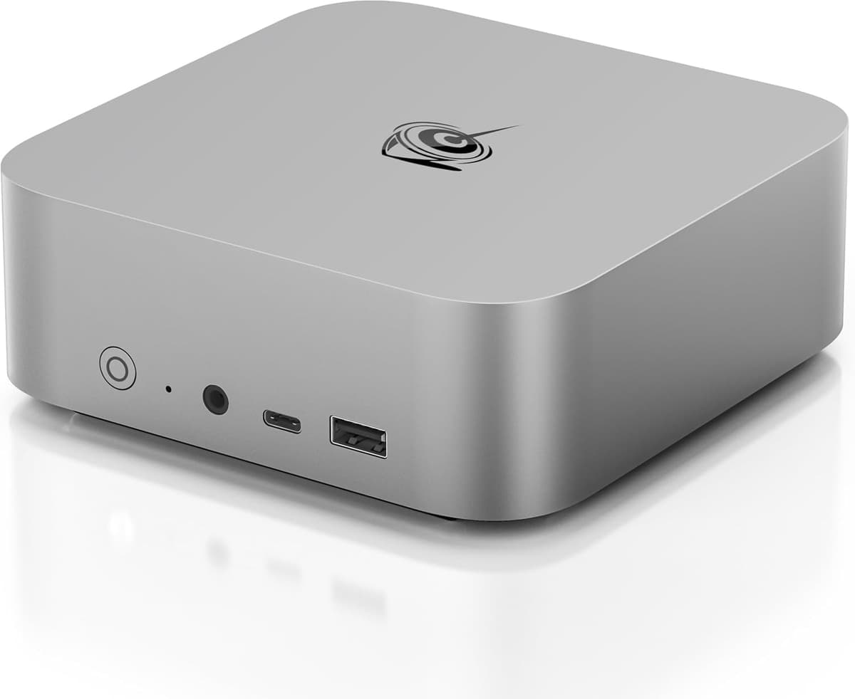Beelink SEI Mini PC, AMD Ryzen 7 7735HS(up to 4.75GHz), 24GB LPDDR5 500GB PCIe x4, Radeon 680M Graphics Triple 4K Display, 2.5G LAN, Office Mini Desktop Computer — view 12