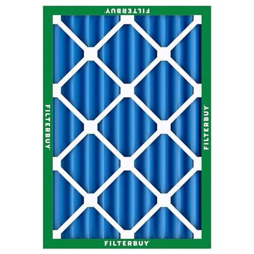 Filterbuy 20x25x4 Air Filter MERV 13 Optimal Smoke & Allergy Defense (2-Pack), Electrostatic Pleated HVAC AC Furnace Filters Replacement, Made in USA (Actual Size: 19.50 x 24.50 x 3.63) — view 7