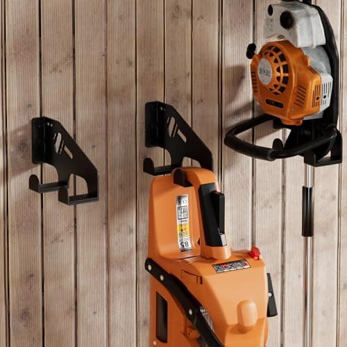 XZHXFX Chainsaw Hanger Wall Mount - Heavy Duty Chainsaw Holder for Garage Organization, Storage Shed Organizer, Chainsaw Rack with Protective Pad, Garage Tools, 1 Pack — view 4