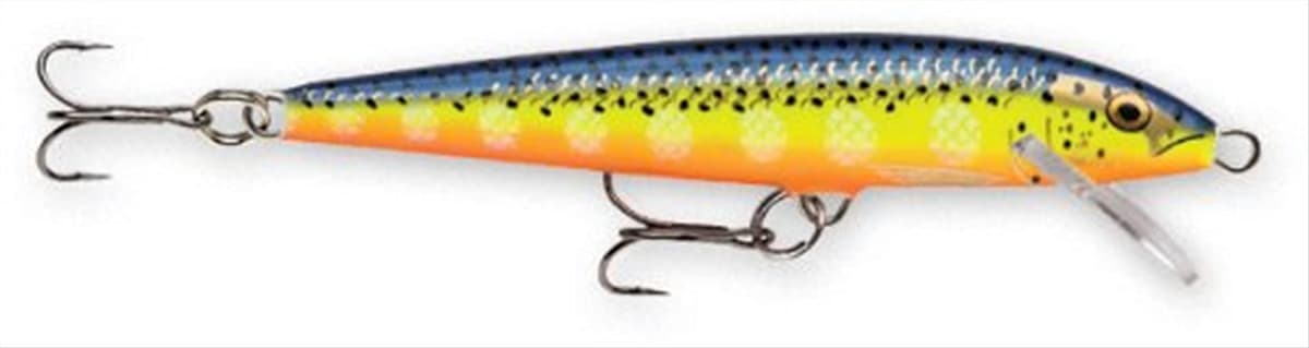 Rapala - Cebo de pesca de superficie para pesca de bass, 4 3/8", madera, punta de aguja, azul y negro — view 5