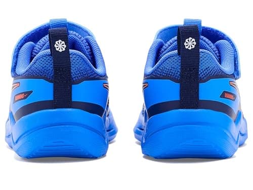 Nike Toddler Cosmic Runner Swoosh, Blue Crystal/Picante Red-Midnight Navy, 10C — view 6