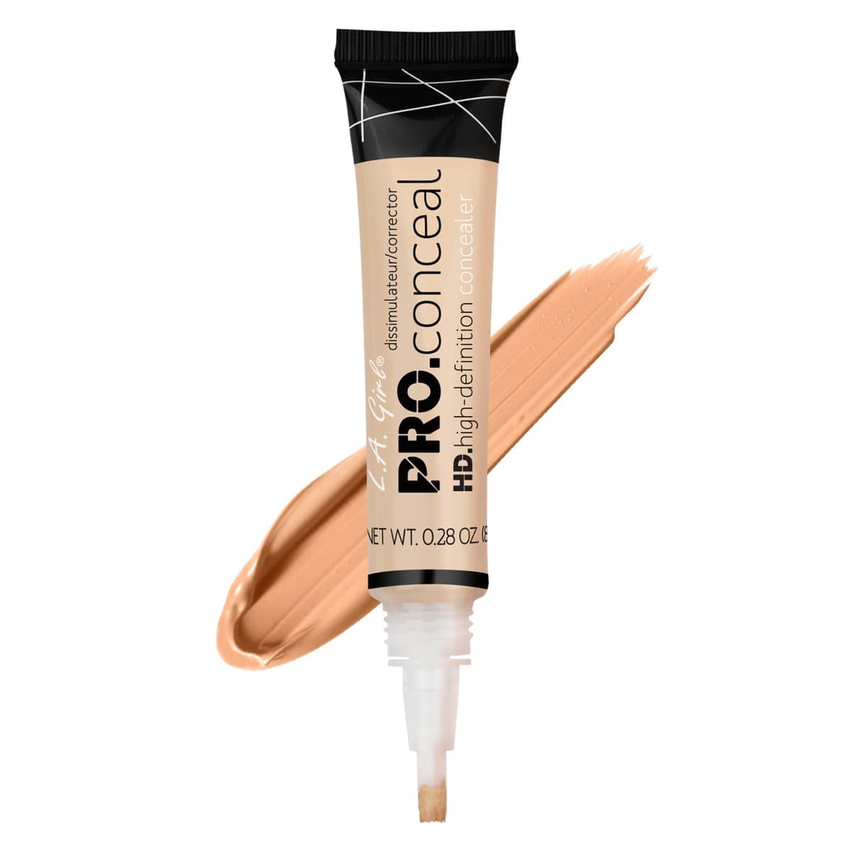 L.A. Girl - Corrector HD Pro Conceal | Cobertura completa | Aspecto natural | Minimiza líneas finas | Resistente | Larga duración, Light Yellow, 8 g — view 42