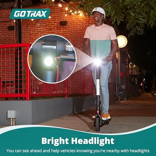 Gotrax GXL V2 Electric Scooter, 8.5" Tire, Max 15 Km and 25Km/h Speed By 250W Motor, EABS and Rear Disk Brake, Lightweight Aluminum Alloy Frame Cruise Control Foldable Escooter for Adults, Black — view 4