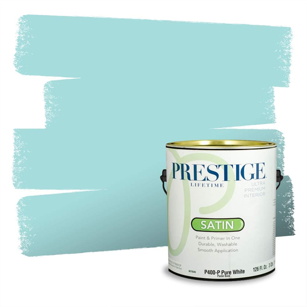 PRESTIGE Paints Interior Paint and Primer In One, 1-Gallon, Semi-Gloss, Comparable Match of Valspar* Dewdrop* — view 780