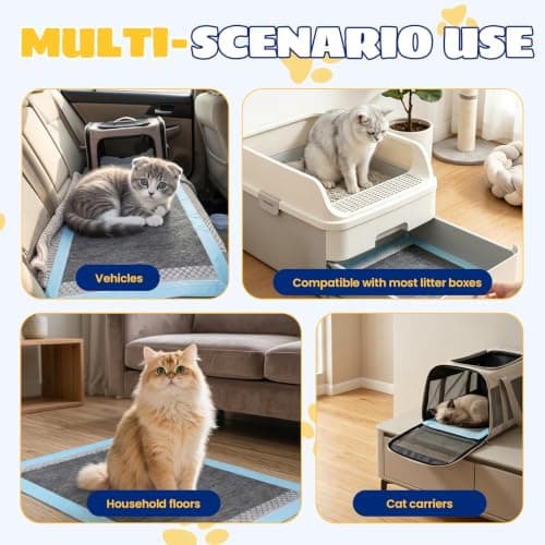 SCTOARIELT 100 Count Cat Pee Pads, Super Absorbent, Odor Control Disposable Training Pads — view 5