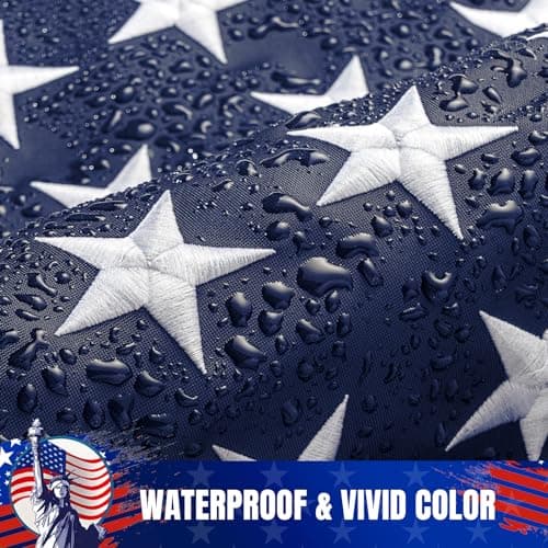 GYaozii 3x5Ft American Flags for Outside, Heavy Duty US Flag TearProof — view 3