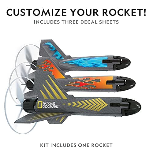 National Geographic Rocket Launcher - Motorized Air Rocket Toy with Patented Design, Launch up to 200 Feet, Outdoor Toys & Model Rockets, Gifts for Kids Ages 8-12, Space Toys — view 4