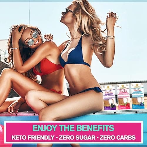 Hyleys Slim Tea Blackberry Flavor - Weight Loss Herbal Supplement Cleanse and Detox - 25 Tea Bags (1 Pack) — view 4