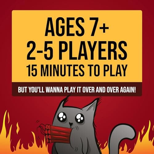 Exploding Kittens Original Edition - 2-5 Players - Ages 7+ - 15 Minutes to Play - High Stakes Card Game - Party Game, Family Game Night, Kid and Adult Card Game — view 6