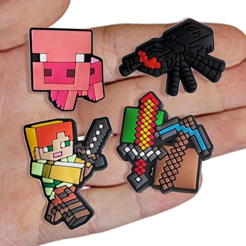 30Pcs Mini Game Shoe Charms, Cute Video Game Charms Themed Shoe Decorations for Boys, Girls, Fans Party Favors, Gifts for Teens — view 4
