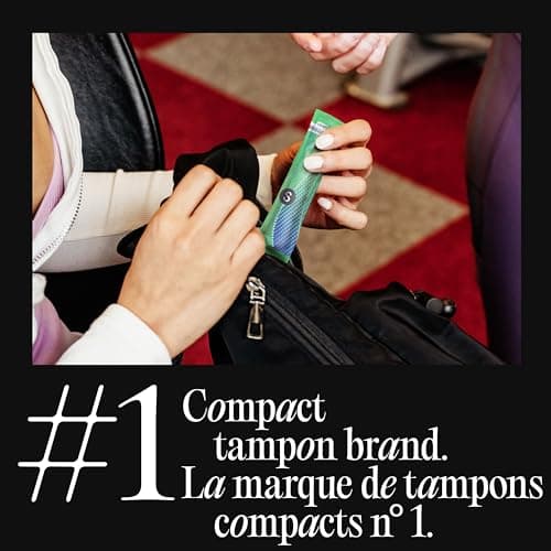 U by Kotex Click Compact Tampons, Regular Absorbency, Unscented, 45 Count — view 3