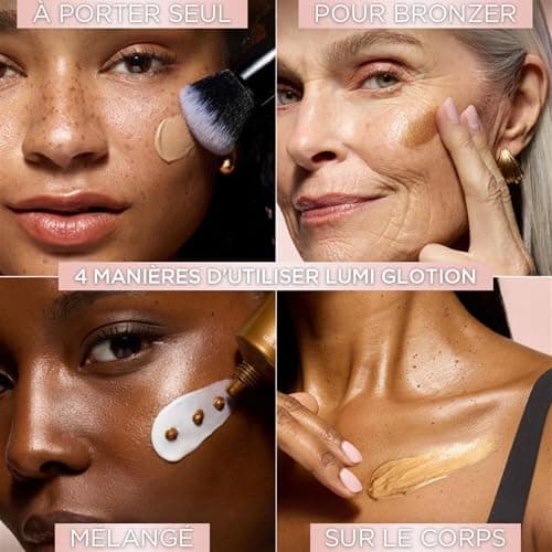 L’Oréal Paris True Match Lumi Glotion, Highlighter, Natural Glow Enhancer for Face & Body, Makeup, Instantly Hydrates and Illuminates Skin, Sheer Color Tint, Offers a Sunkissed Glow, 903 Medium, 40 mL — view 5
