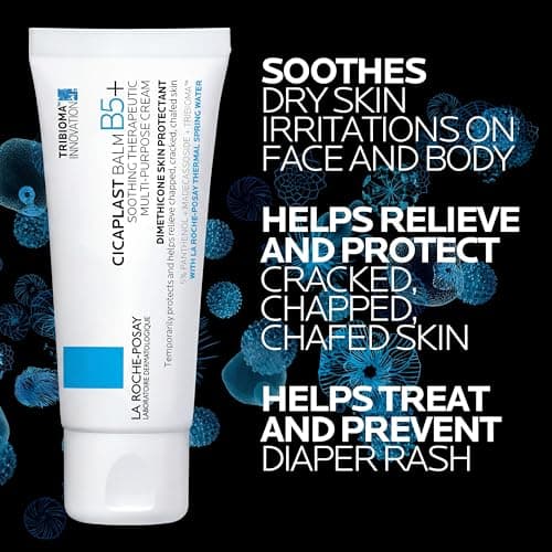 La Roche-Posay Cicaplast Balm B5, Healing Ointment and Soothing Therapeutic Multi Purpose Cream for Dry & Irritated Skin, Body and Hand Balm, Baby Safe, Fragrance Free — view 3