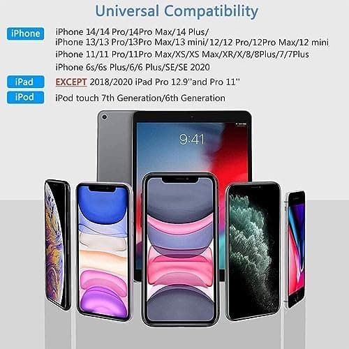 Lightning to HDMI Adapter for iPhone, [Apple MFi Certified] iPhone HDMI Adapter 1080P Digital AV Adapter Video HDMI Sync Screen Connector Compatible with iPhone 14/13/12/X/8/7 NO Need Power Supply — view 5