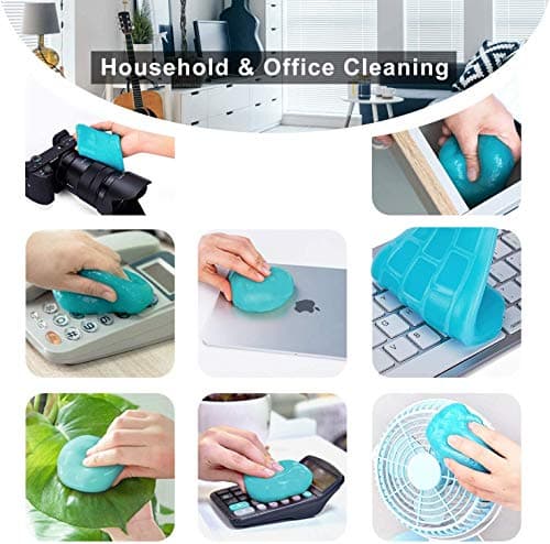 Cleaning Gel for Car Detailing Putty Car Vent Cleaner Goo Cleaning Putty Gel Auto Detailing Tools Car Interior Cleaner Dust Cleaning Mud for Cars Dust Cleaner Slime Keyboard Cleaner Gel (1Bag 100g) — view 4