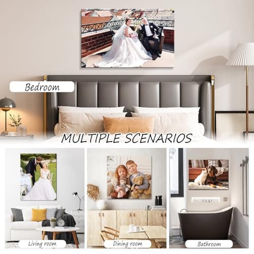karani Custom Canvas Prints with Your Photos, Personalized Wall Art for Home Decor, Unique Personalized Gifts for Wedding, Birthday, Family & Friends, Ready to Hang Canvas Prints 8x10 — view 6