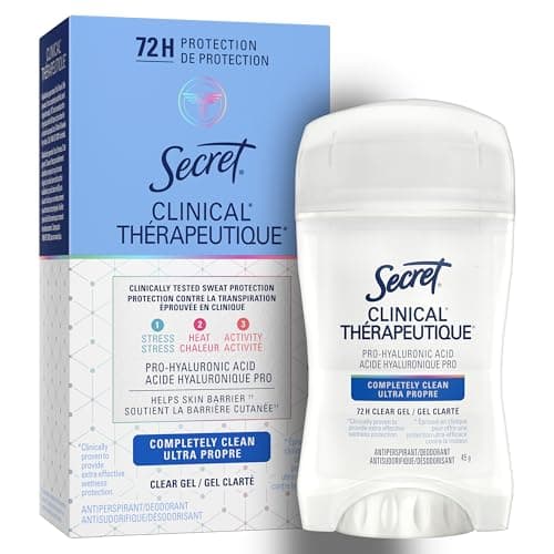 Secret Clinical Strength Clear Gel Antiperspirant and Deodorant, Completely Clean, 45 g — view 17