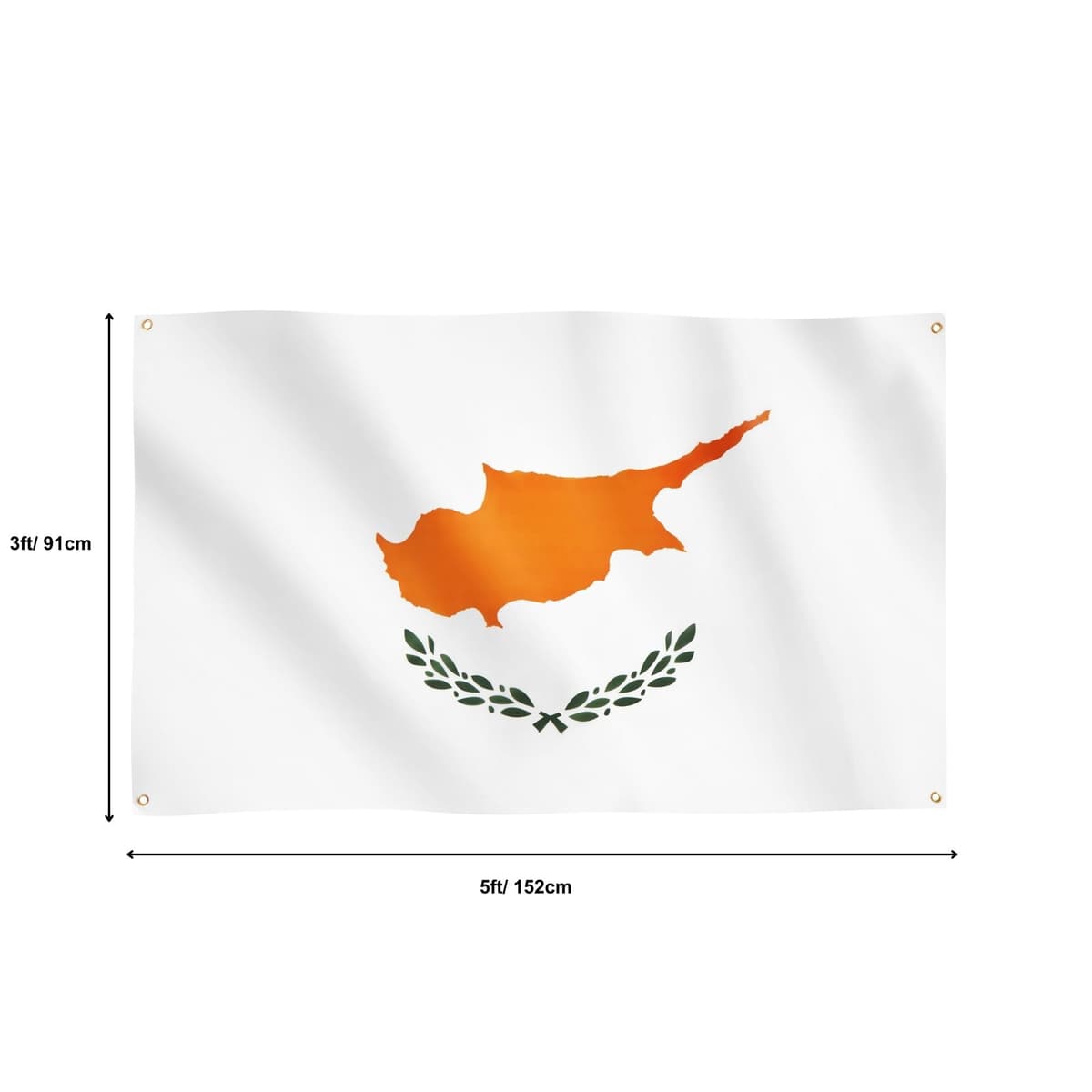 Runesol Cornwall Flag - 91x152cm, 3ft x 5ft, Cornish Flag, 4 Grommets, Eyelet in Every Corner, Premium Quality, Inside & Outside Use, Vivid Colours — view 794