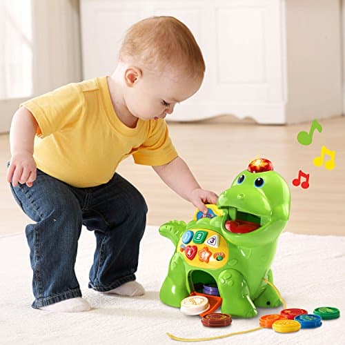VTech Chomp and Count Dino, Green — view 5