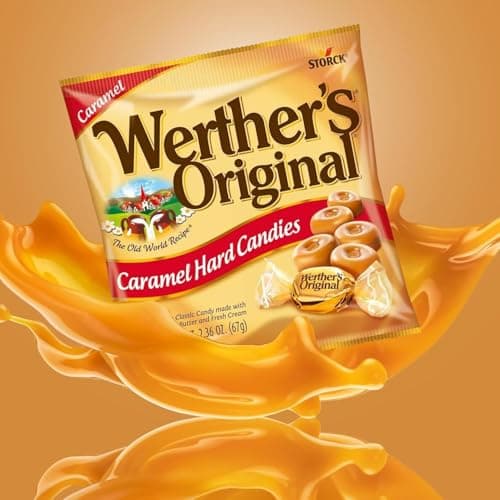 Werther's Original Caramel Hard Candies - Pack of 4-2.65 Oz Bags - Delicious Sweet Treats For Everyone to Share - Classic Taste People Love