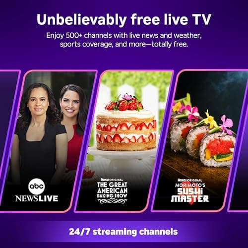 Roku Smart TV – 32-Inch Select Series, 1080p Full HD TV – Roku TV with Voice Remote – Flat Screen LED Television with Wi-Fi for Streaming Live Local News, Sports, Family Entertainment — view 4
