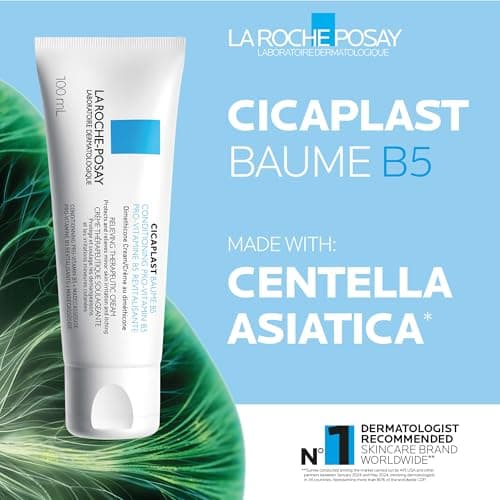 La Roche Posay Cicaplast Baume B5, Multi-Purpose Soothing Balm for Dry Skin, Absorbs Quickly, Non-Sticky, Glassy Skin Finish, for Face or Body, Suitable for the Whole Family, Fragrance Free, 40ml — view 3