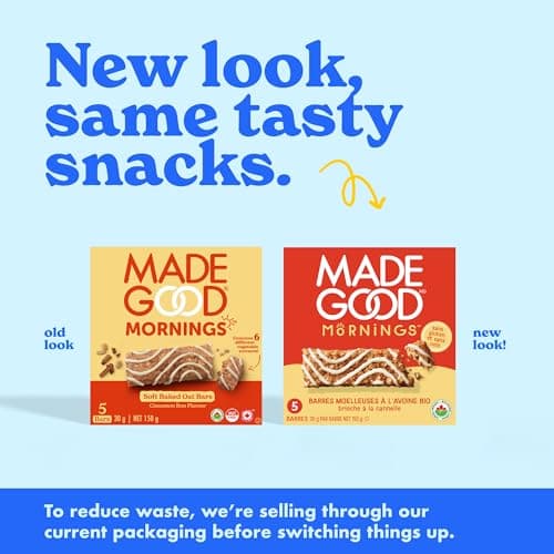 MadeGood Mornings Soft-Baked Oat Bars Variety Pack (Variety) — view 2