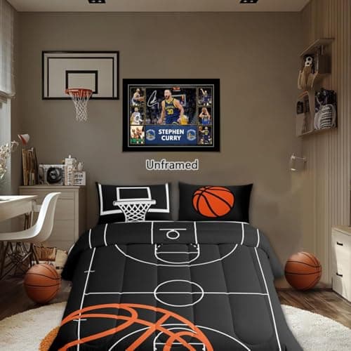 LPAIWXY Stephen Curry Poster For Fans Kids room Bedroom wall Decor-Basketball Stephen Curry Signed Posters Canvas Prints Picture For Teen Boy girls Gifts — view 3