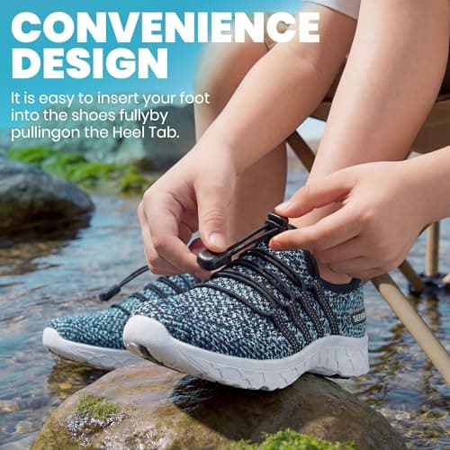 SEEKWAY Hiking Water Shoes for Kids and Toddler - Quick Dry Aqua Shoes and Barefoot for Surf Swim Beach Pool Kayak Sport Accessories, Camping Essentials Non-Slip for Boys Girls Sizes — view 5