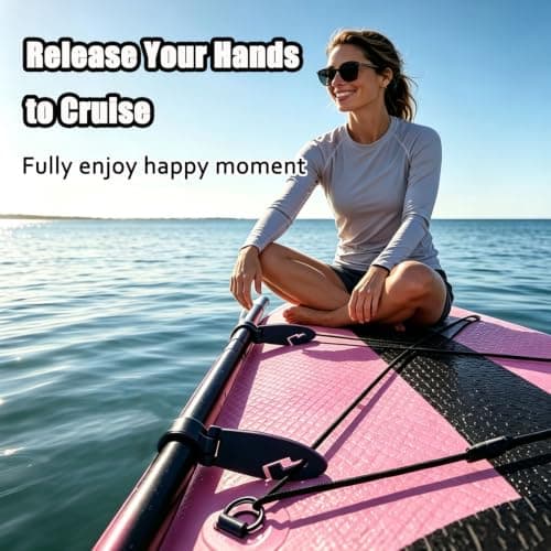 4 PCS Holder for Various Kayak Paddle Board Clips (Black)