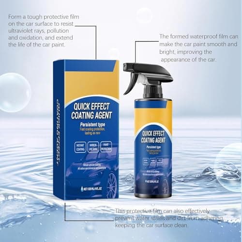 Quick Effect Coating Agent for Car,2026 New Car Coating Spray,Waterless Wash & Scratch Repair Spray, Removes Oil Film, Enhances Gloss & Hydrophobic Protection