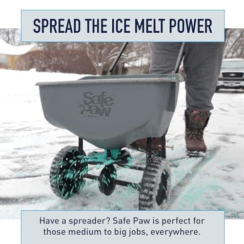 Safe Paw, Child Plant Dog Paw & Pet Safe Ice Melt -8lb, 100% Salt/Chloride Free -Non-Toxic, No Concrete Damage, Fast Acting Formula, Last 3X Longer — view 4
