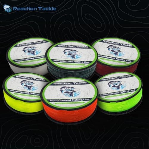Reaction Tackle Monofilament Fishing Line- Strong and Abrasion-Resistant Nylon Mono Fishing Line, Freshwater and Saltwater Fishing Line Clear 120/430 (1LB Spool) — view 6