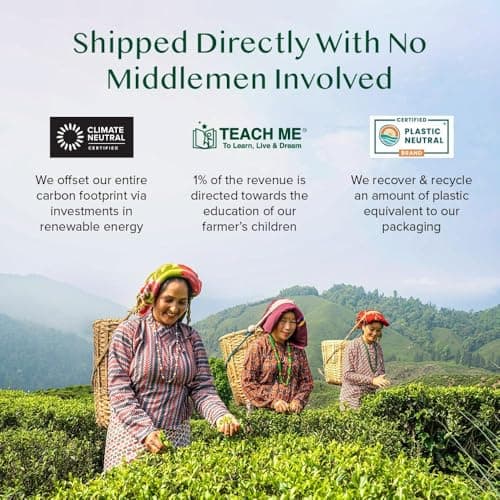 VAHDAM, Assorted Chai Tea Bags Sampler (5 Flavors, 20 Ecofriendly Pyramid Tea bags) I Gift Ideas for Women & Men | Masala Chai Tea Varieties from India | Gluten Free & Non GMO | Gifts for Him/Her — view 8
