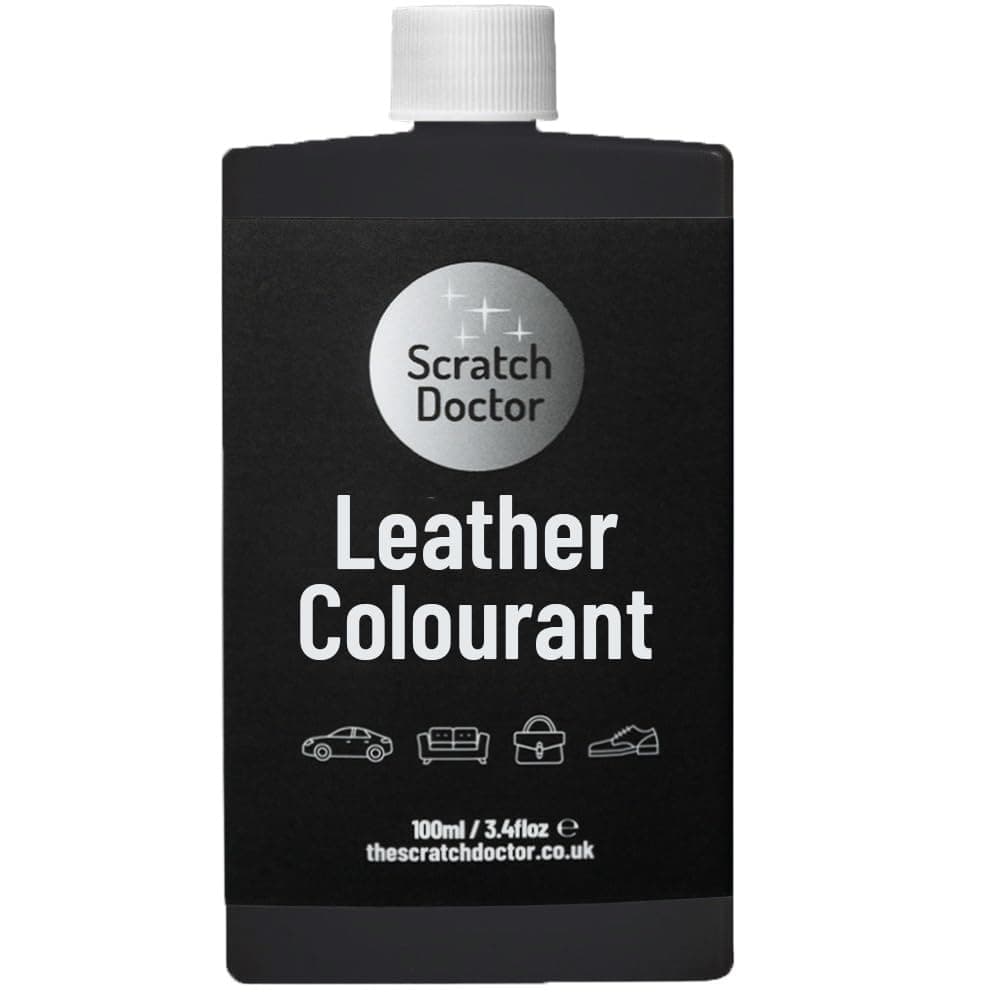 Scratch Doctor Leather Colourant Restore & Repair Leather Faux Vinyl Paint for Furniture Sofas Car Seats Shoes Handbags (Black, 500ml) — view 36