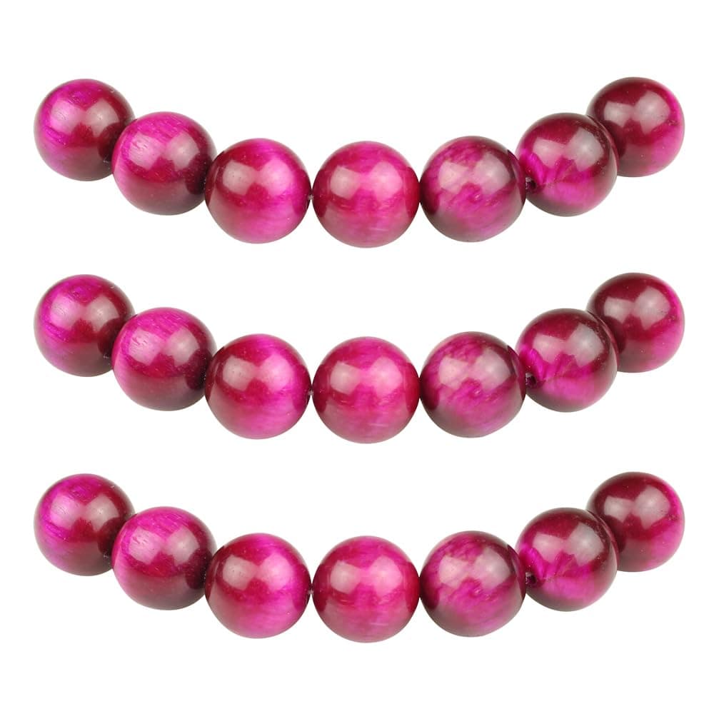 MJDCB 12mm 30 piezas Cuentas de Piedra Turquesa Rojo Sintéticas Redondas Sueltas Piedras Semipreciosas para Hacer Joyas Pulseras Collares — view 23
