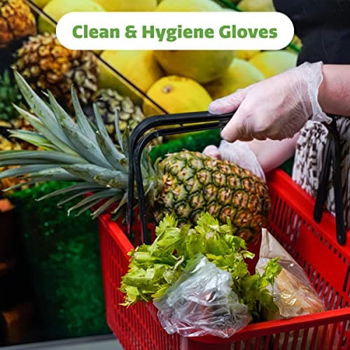 GUSTO Disposable Vinyl Gloves [100 Count] Medium — view 5