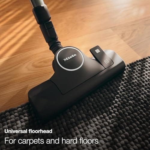 Miele Classic C1 Pure Suction Bagged Canister Vacuum, Graphite Grey - Portable, Household w/AllTeQ Universal Floorhead Bundle - Includes 4 GN FilterBags + AirClean Filter and Pre-Motor Filter — view 3